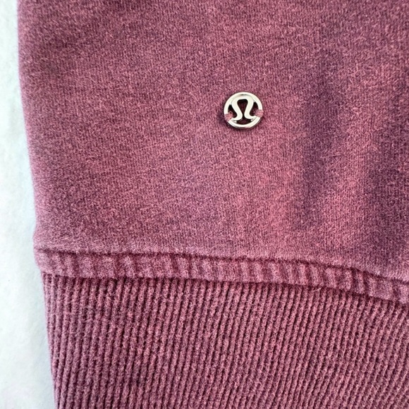 Lululemon | On The Double Pullover | Sz 6 | Heathered Bordeaux Drama | EUC - Picture 8 of 10
